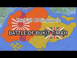 THE BATTLE OF BUKIT TIMAH, SINGAPORE.