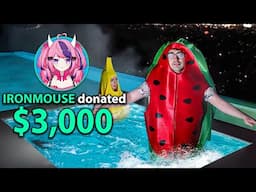 Ironmouse donated $3,000 and forced me to do this..