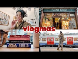 book shopping in london + quality time with the fam - feels good to be home!  🎀  vlogmas 2/3