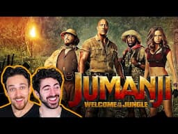 First time watching "JUMANJI: WELCOME TO THE JUNGLE" (the Rock plays himself... again)