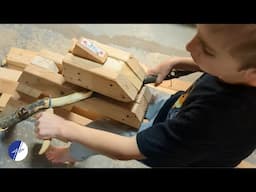 Building a Shave Horse (To Give My Son an Extra Hand)