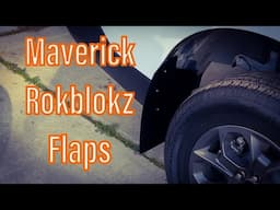 Installing ROKBLOKZ Mud Flaps on a 2022+ Ford Maverick