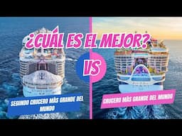 El mejor crucero? el más grande vs. 2o mas GRANDE del mundo #iconoftheseas vs. #utopiaoftheseas