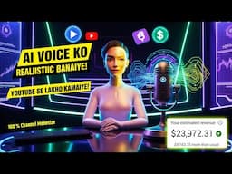 "AI Voice Realistic Banaiye aur YouTube Se Lakho Kamaiye!" @ShubhamForYou