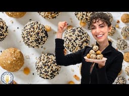 Chickpea Tahini PROTEIN BALLS 💪🏼