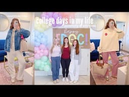 FIRST DAY OF SPRING SEMESTER | a couple days in my life vlog | University of Alabama