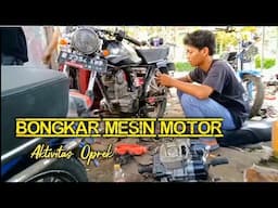 Bongkar Mesin Motor CB