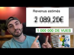 Combien Youtube M'a Payé Pour Ma Vidéo La Plus Vue ?