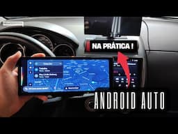 ANDROID AUTO na PRÁTICA da MULTIMÍDIA 10.26'' PORTÁTIL | SRNUBI ULTRAWIDE c/ CARPLAY