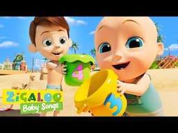 Number Song - Fun Nursery Rhymes with Johny and Friends | Zigaloo Baby Songs for Kids! 🎶