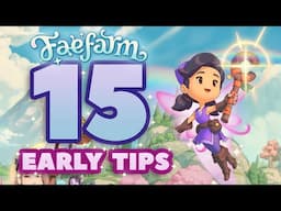 15 Amazing Early Game Tips for a Perfect Start in Fae Farm