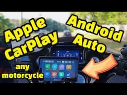 Adding Apple CarPlay and Android Auto unit to any Motorcycle!