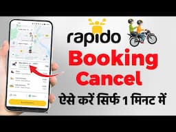 Rapido booking cancel kaise kare | How to cancel rapido bike booking | Rapido bike booking cancel