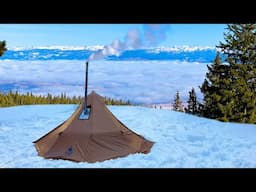 Hot Tent Hike and Camp: The Ultimate Winter Adventure