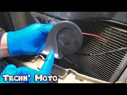 How to Install a Universal Horn on any Vehicle | Techn' Moto