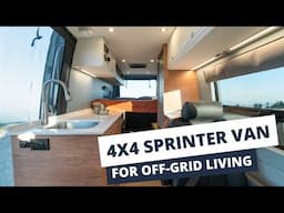 SPRINTER VAN TOUR - My 3rd Custom 4x4 Sprinter Van Conversion (Built by Outside Van)