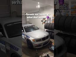 Parents aren’t home 😈 #car #automobile #bmw #drift