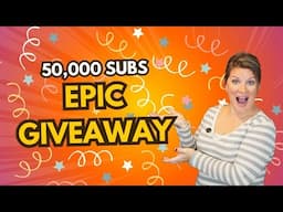 50,000 Subscribers Strong! The BIGGEST Giveaway Yet!