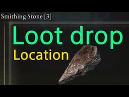 Elden ring smithing Stone 3 drop location