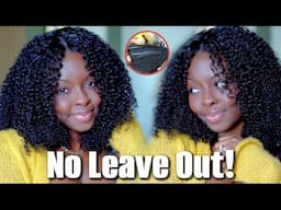 Super Natural Upgraded Drawstring EasiContour V- Part Wig Install (NO LEAVE OUT)  | UNice Hair