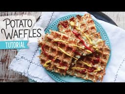 Crispy Potato Waffle Tutorial  / Oil Free / Potato Reset Recipe