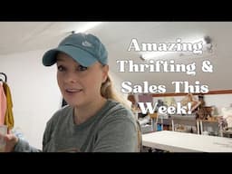 Sales Are Fire! Reseller Vlog | Thrift With Me & Work With Me