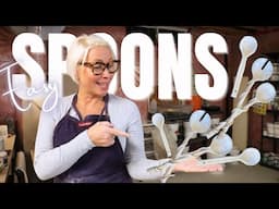 YOU ASKED! CERAMIC SPOONS & SALAD SERVERS! How to make Fun & Easy Pottery Spoons!