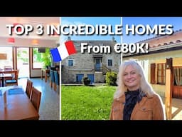 French Real Estate from €80K – Top 3 Affordable Homes in Gers, Dordogne & Normandy!