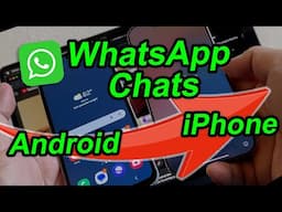 2025 WhatsApp Chat Transfer from Android to iPhone 16 Pro Max using the new Move to iOS 100% FREE