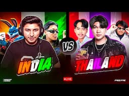 NG 🇮🇳 vs THAILAND🇹🇭 || LINGUM CHALLENGED US 😡 TO DEFEAT INDIAN SERVER #nonstopgaming -free fire live