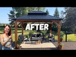 Ultimate Deck Makeover: Gazebo, Fence, and Landscaping