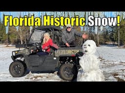 Florida Snow Storm Breaks 100 YEAR OLD Records On Our Farm!