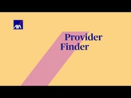 Find a provider, simply and quickly