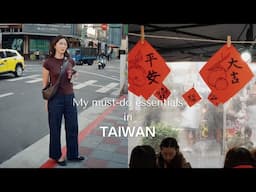 My Taiwan must-do things: night markets, haircut, massages, shoe repair | VLOG