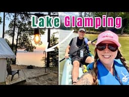 Glamping on the lake + hiking, kayaking & disc golf at Wildwood Park (Augusta, GA)