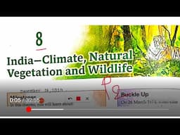 ICSE Class 8 geography chapter 8 India Climate Natural Vegetation and Wildlife