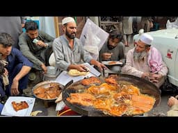 Peshawari Fish - Tawa Fish Fry on Street | Shoba Bazar Peshawar | People are crazy for  Tawa Fish