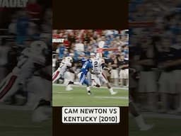 Cam Newton’s ridiculous throw vs Kentucky 🔥 #collegefootball #cfb #football