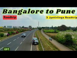 Maharashtra 3 JYOTIRLING Roadtrip 2700km- Day 1 Bangalore to Pune Roadtrip|875km|Karaj Vlog