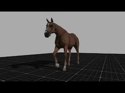 Horse Walk Cycle Animation | Realistic Horse Animation