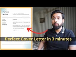 How to make perfect Cover Letter in 3 minutes