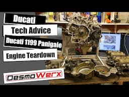 Ducati Panigale 1199 1199S Engine Strip Episode 1 The top end teardown