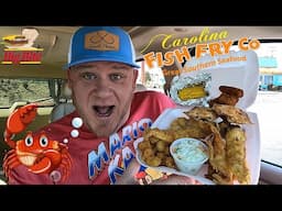 Carolina Fish Fry ⭐SEAFOOD FEAST | Flounder | Crab | Oysters | Scallops | Shrimp⭐ Food Review!!!