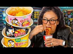 Mexican Moms Try to Eat EVERY Buldak Flavor