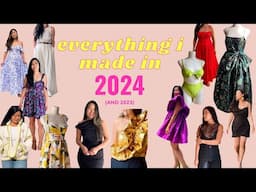 Everything I made 2024 (and 2023) Sewing Clothes and Bags