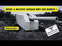 Inside a MASSIVE German WW2 gun bunker. You will not believe what is in this bunker..