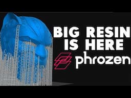 Large Resin 3D Printing! Phrozens Mega 8k S #3dprinting #3dprinter #cosplay