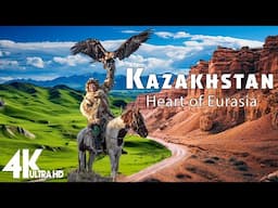 Kazakhstan (4K UHD) - Majestic Mountains, Vast Steppes, and Unique Scenery - Epic Cinematic Music