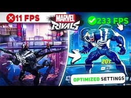 💻 How to Skyrocket Your FPS in Marvel Rivals- 2025🚀 (Boost FPS in 3 Easy Steps!)