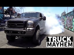 Truck Hucks, Slides, Crashes and Sitters at Hoonigan